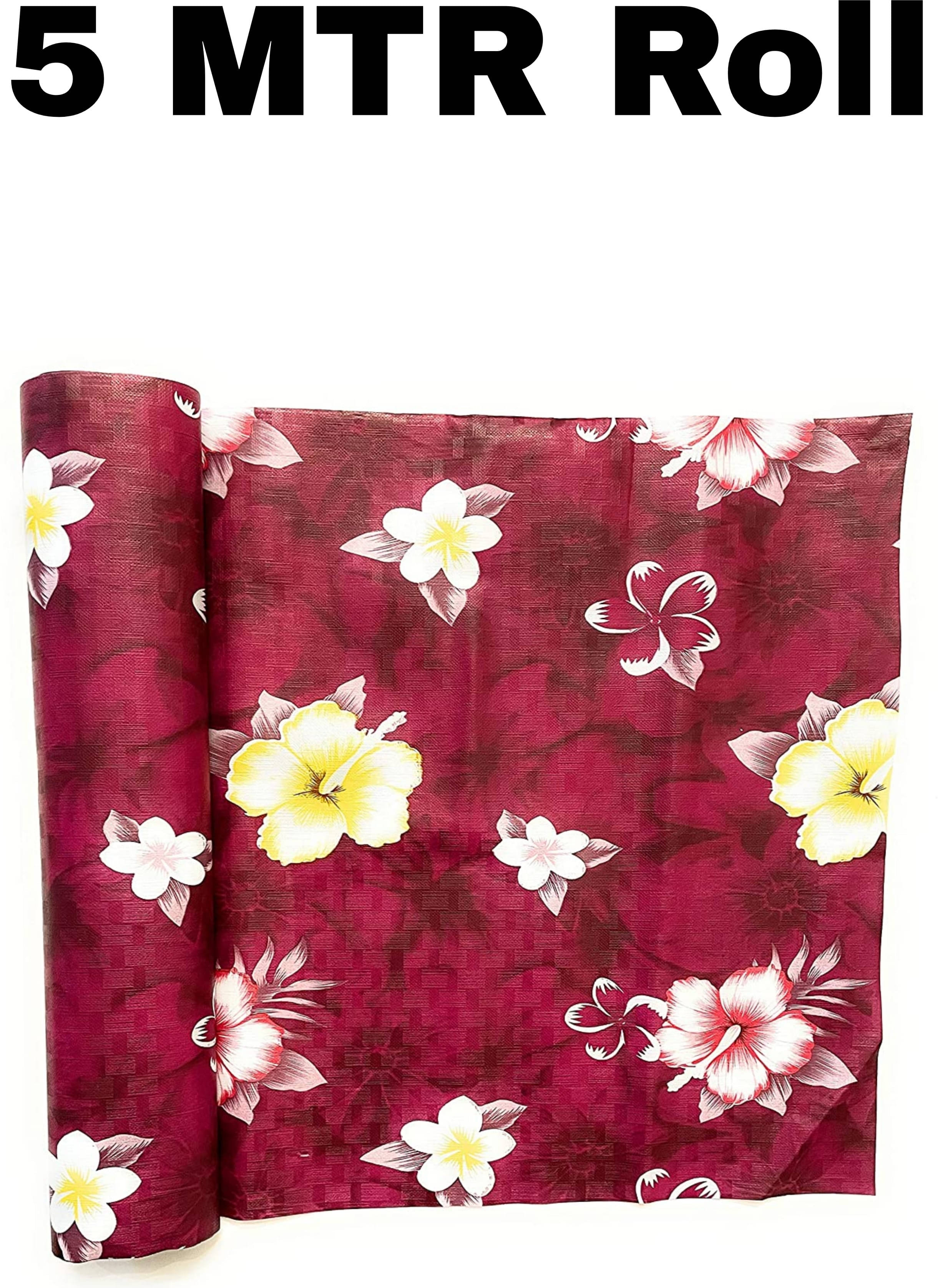 mopak decor Polyester Floral Fridge Mat & Cover ( 500 45 ) Pack of 1 - Red mopak decor Polyester Floral Fridge Mat & Cover ( 500 45 ) Pack of 1 - Red