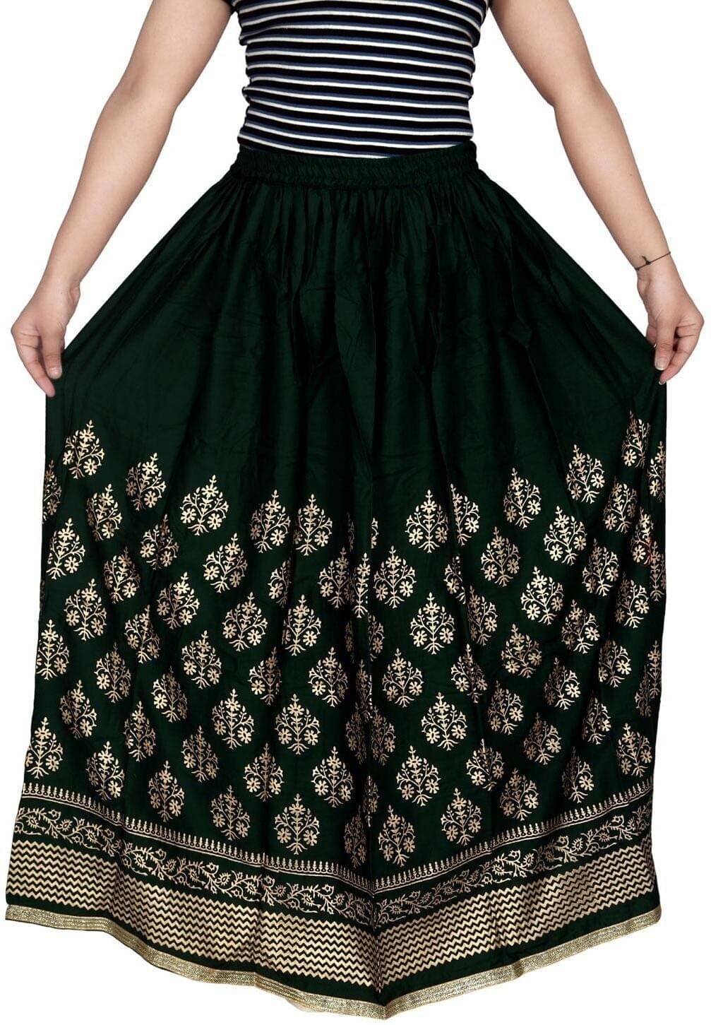 yashiv Black Viscose Women's A-Line Skirt ( Pack of 1 ) yashiv Black Viscose Women's A-Line Skirt ( Pack of 1 )