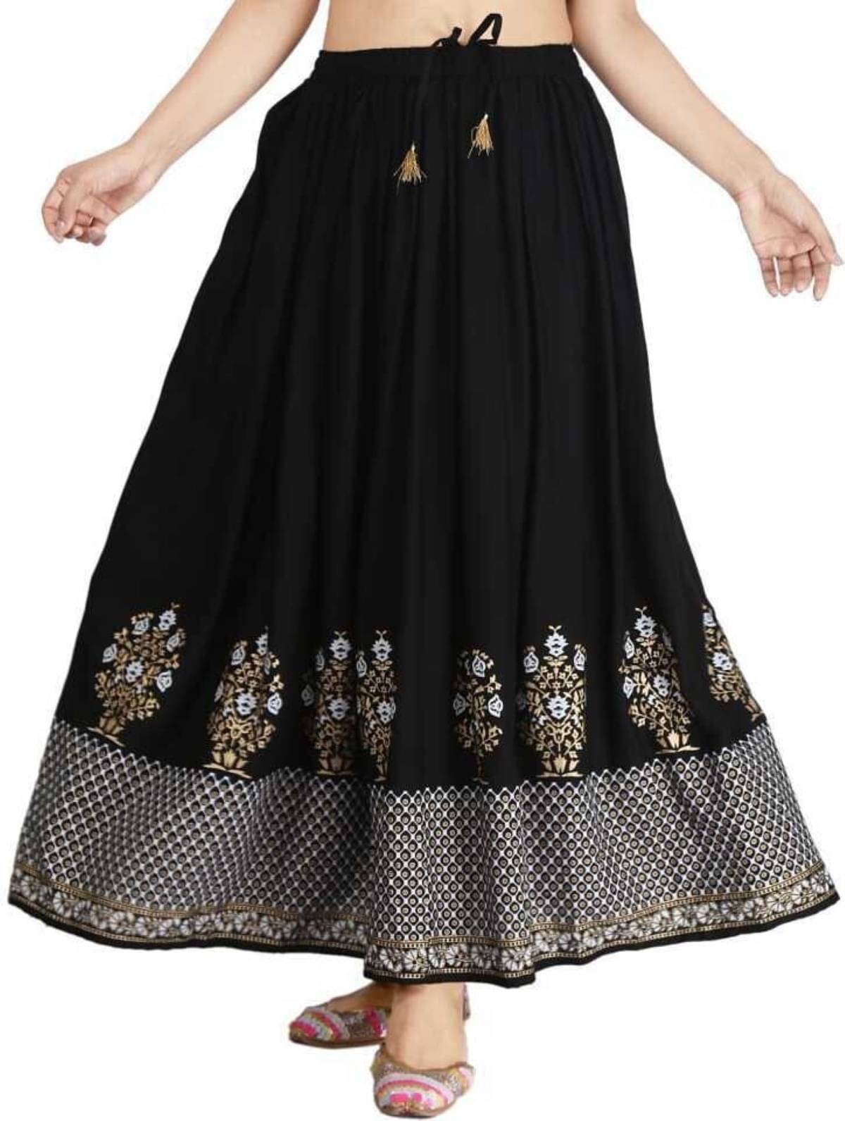 yashiv Pink Viscose Women's Flared Skirt ( Pack of 1 ) yashiv Pink Viscose Women's Flared Skirt ( Pack of 1 )