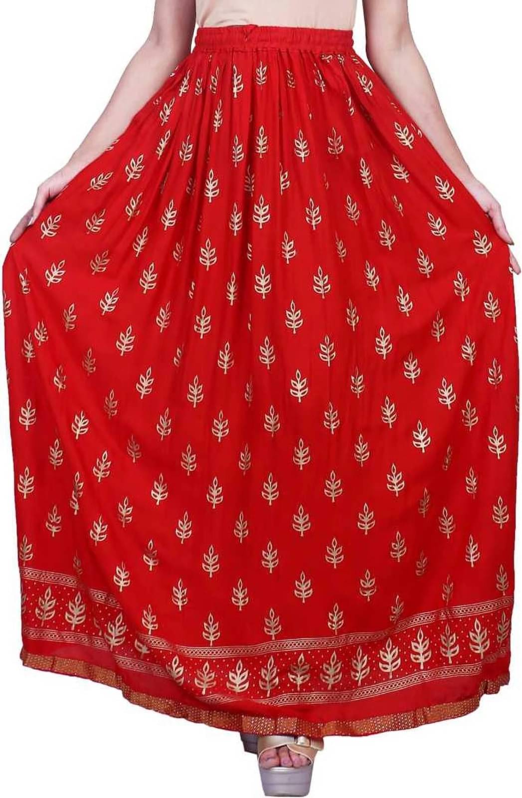 yashiv Red Cotton Women's A-Line Skirt ( Pack of 1 ) yashiv Red Cotton Women's A-Line Skirt ( Pack of 1 )