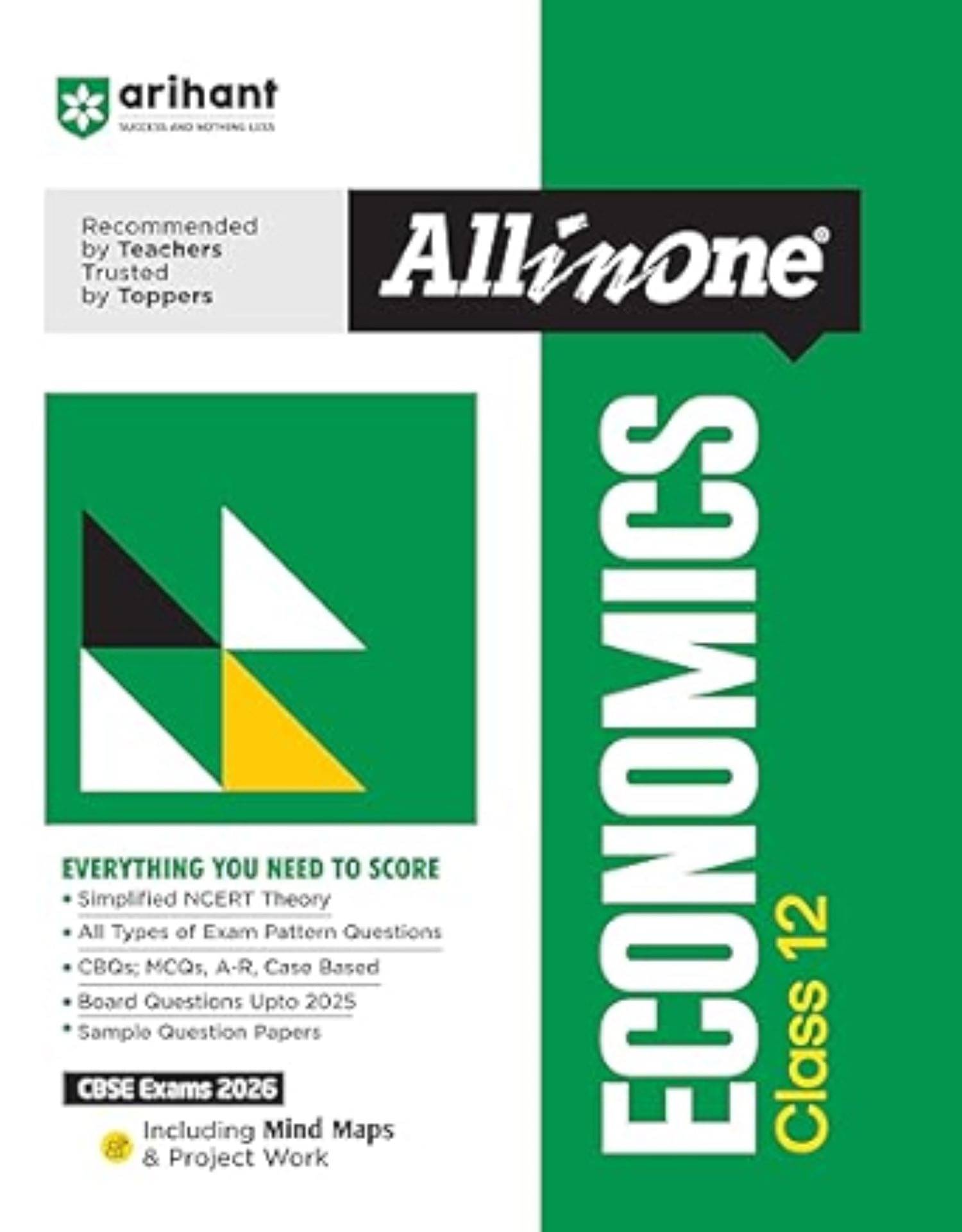     			Arihant All in One Economics Class 12 for CBSE Exams 2025-26