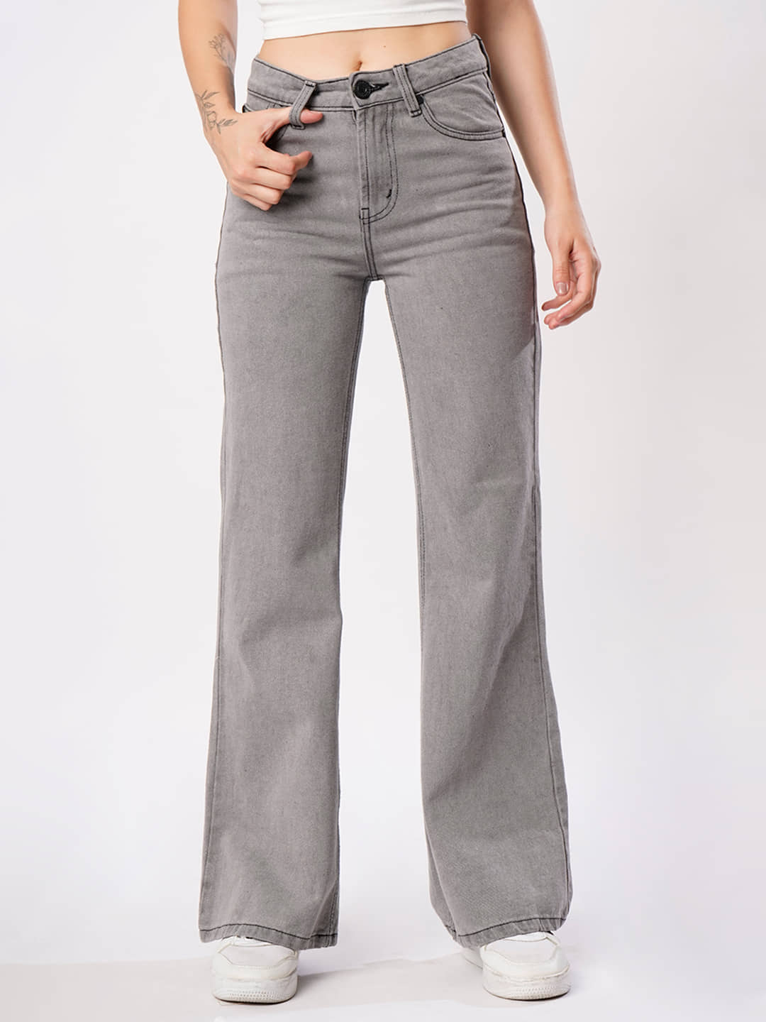 Bene Kleed Women Bootcut Waist Jeans - Jeans | Buy online on ZillyBuy