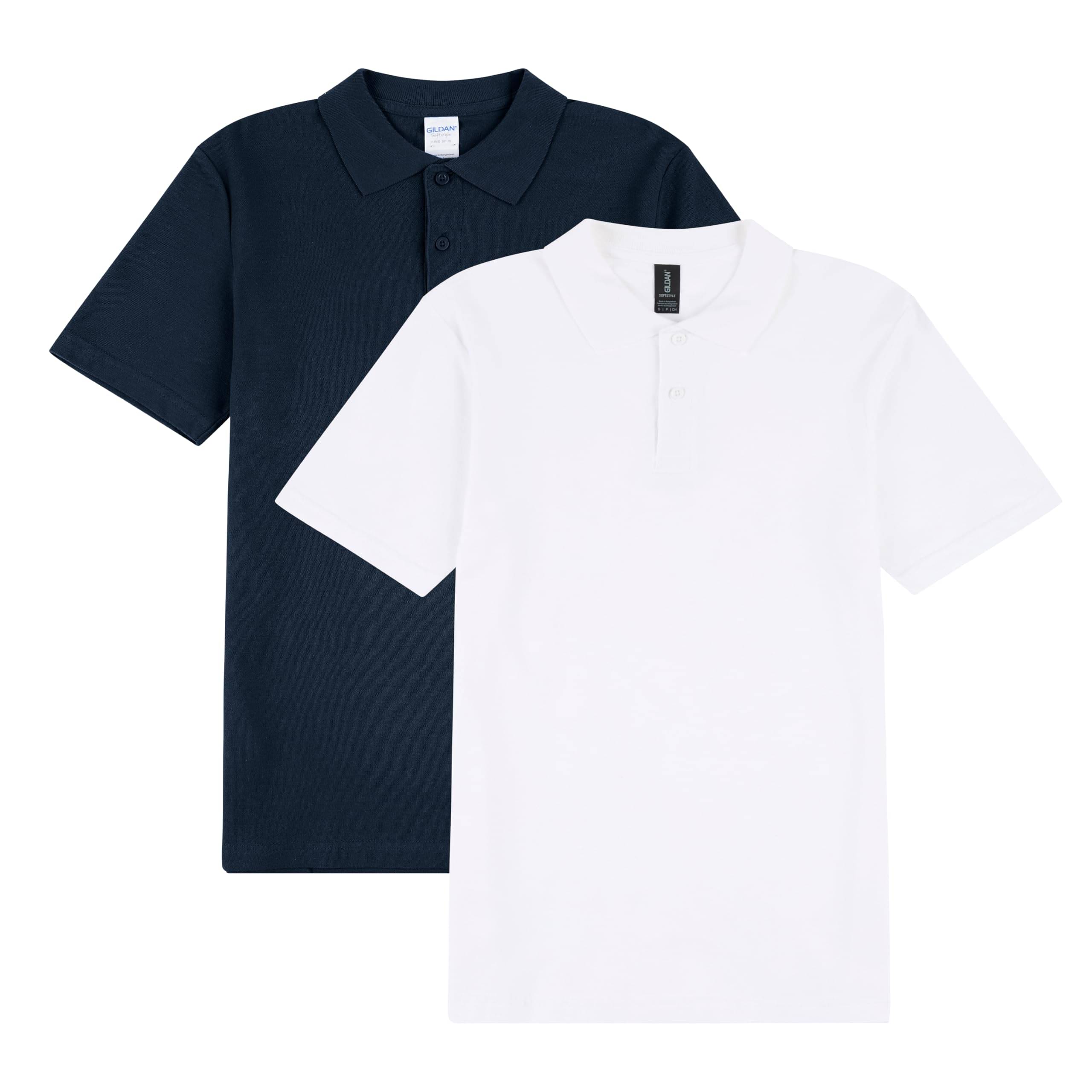     			Gildan Men Cotton Regular Fit Solid Polo T Shirt ( Multicolor2 )