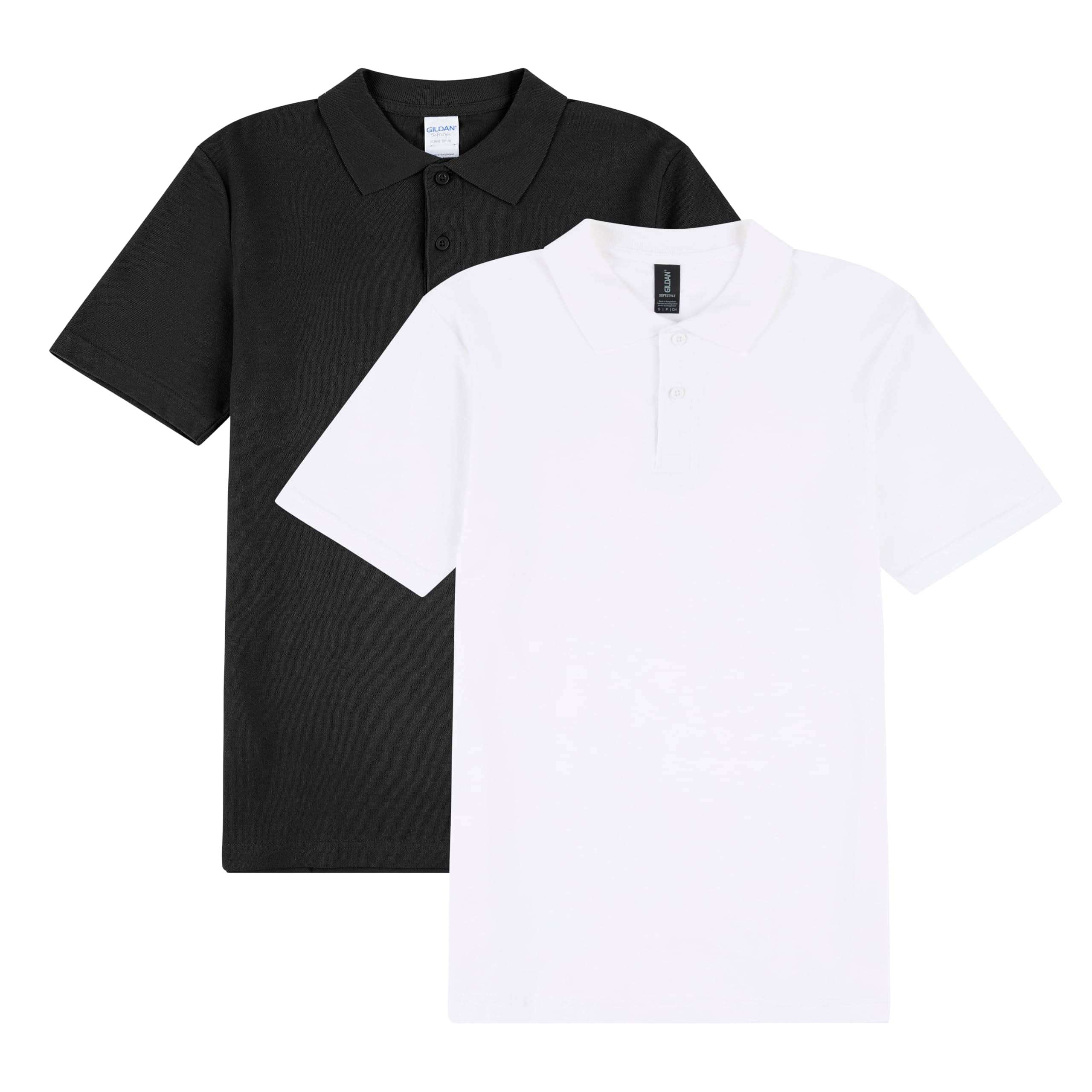 Gildan Men Cotton Regular Fit Solid Polo T Shirt ( Multicolor1 ) Gildan Men Cotton Regular Fit Solid Polo T Shirt ( Multicolor1 )
