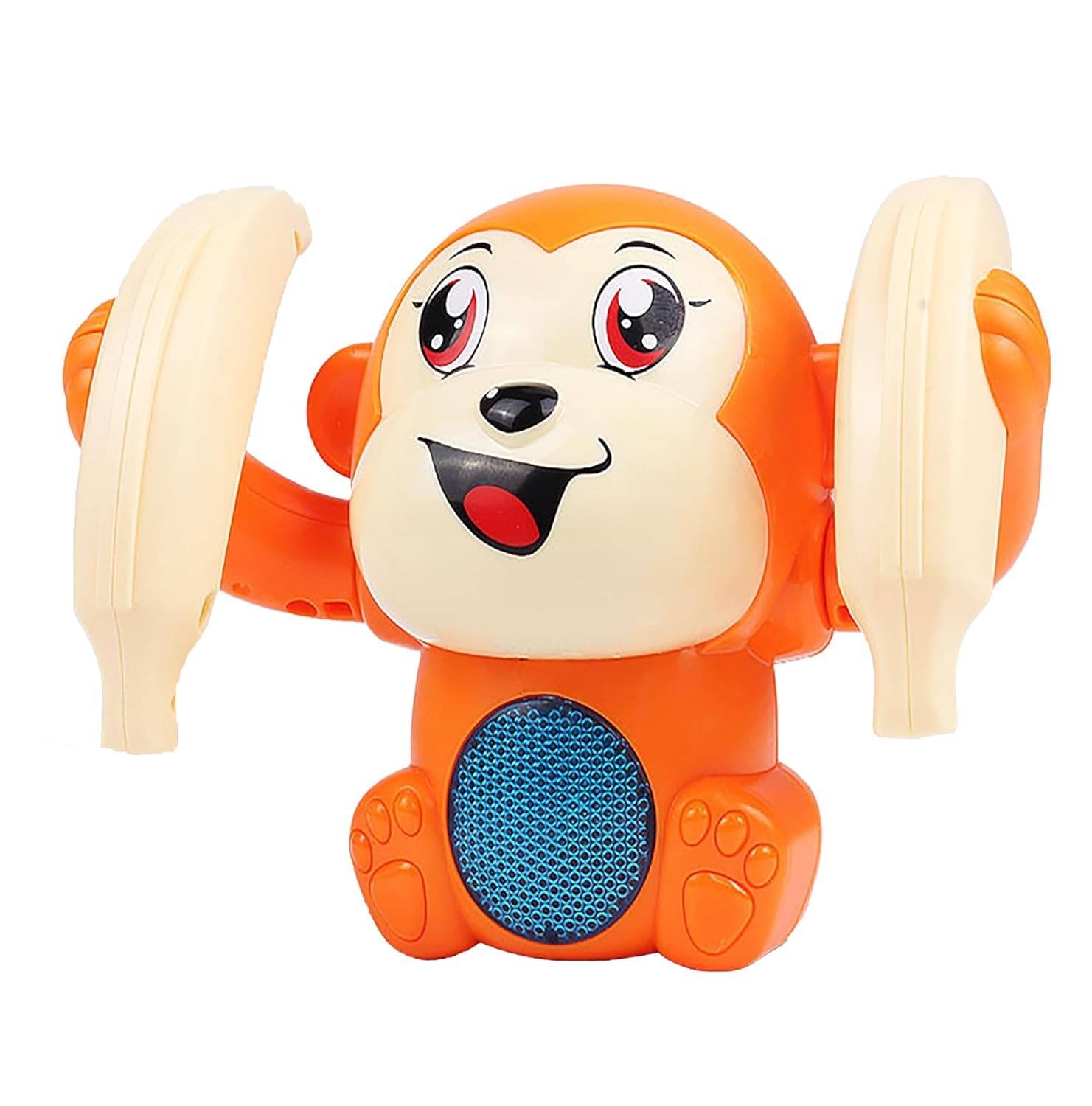     			Interactive Dancing Monkey Toy | Spinning, Rolling Musical Doll with Voice Control, Lights, Sound Effects, and Sensor for Kids & Babies