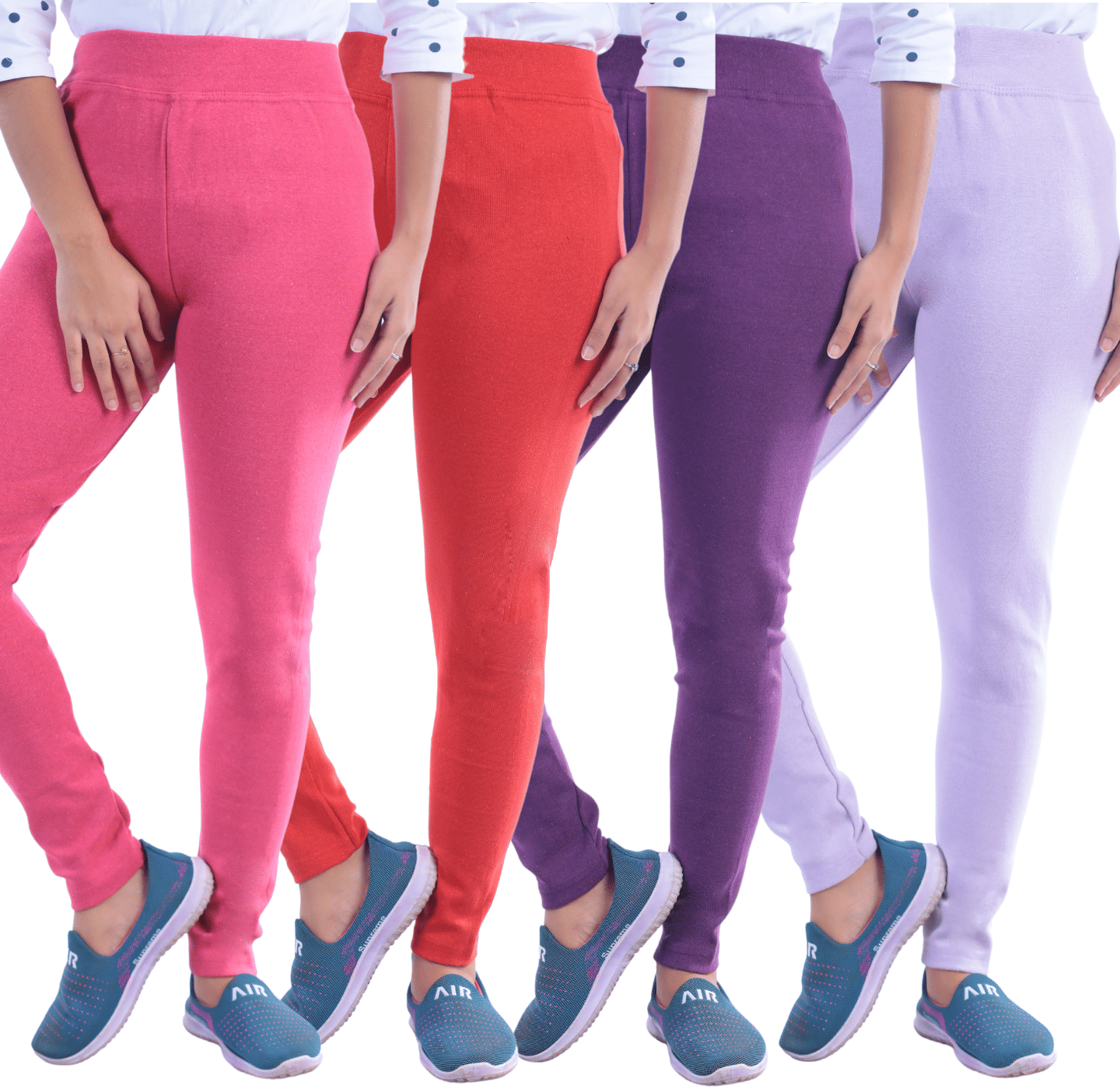     			KARARO Women Cotton Blend Skinny Fit Jegging