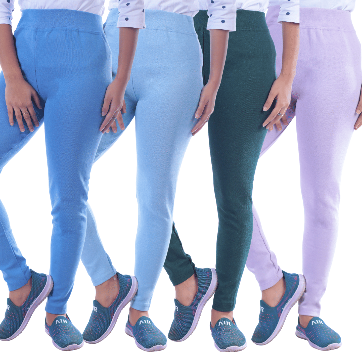     			KARARO Women Cotton Blend Skinny Fit Jegging