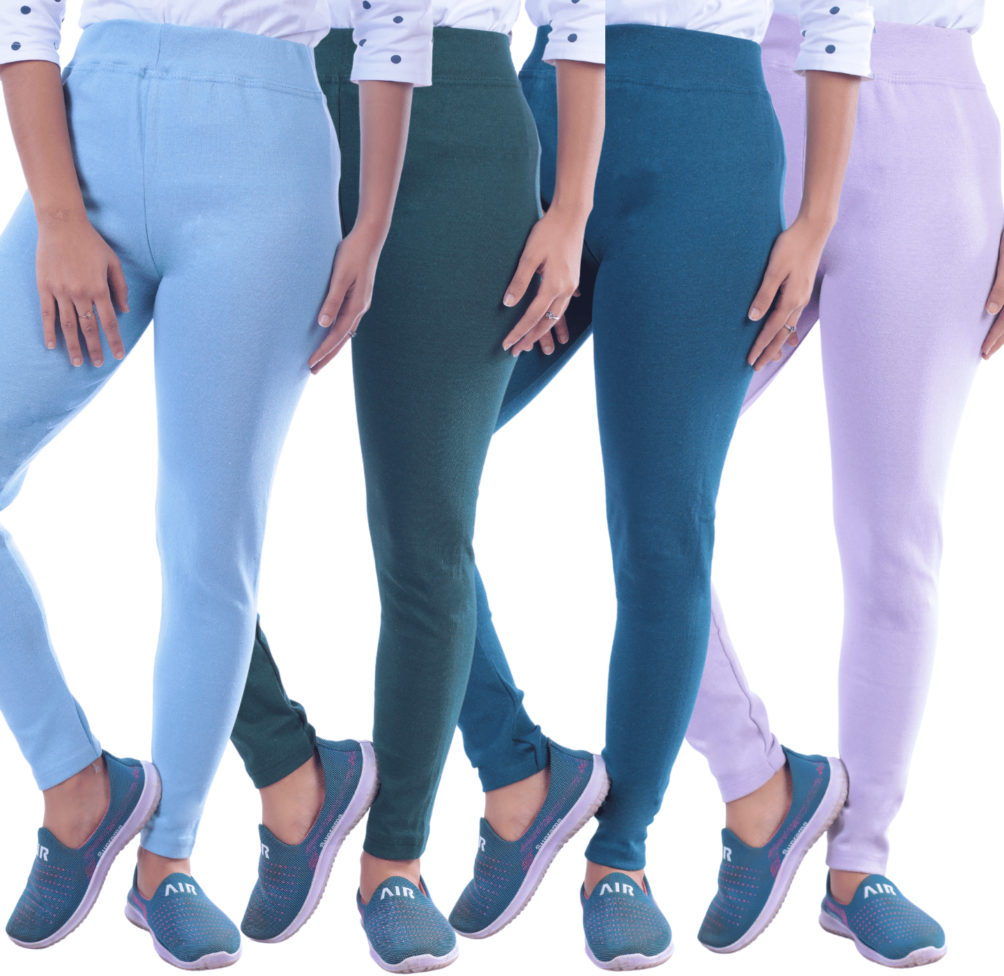     			KARARO Women Cotton Blend Skinny Fit Jegging