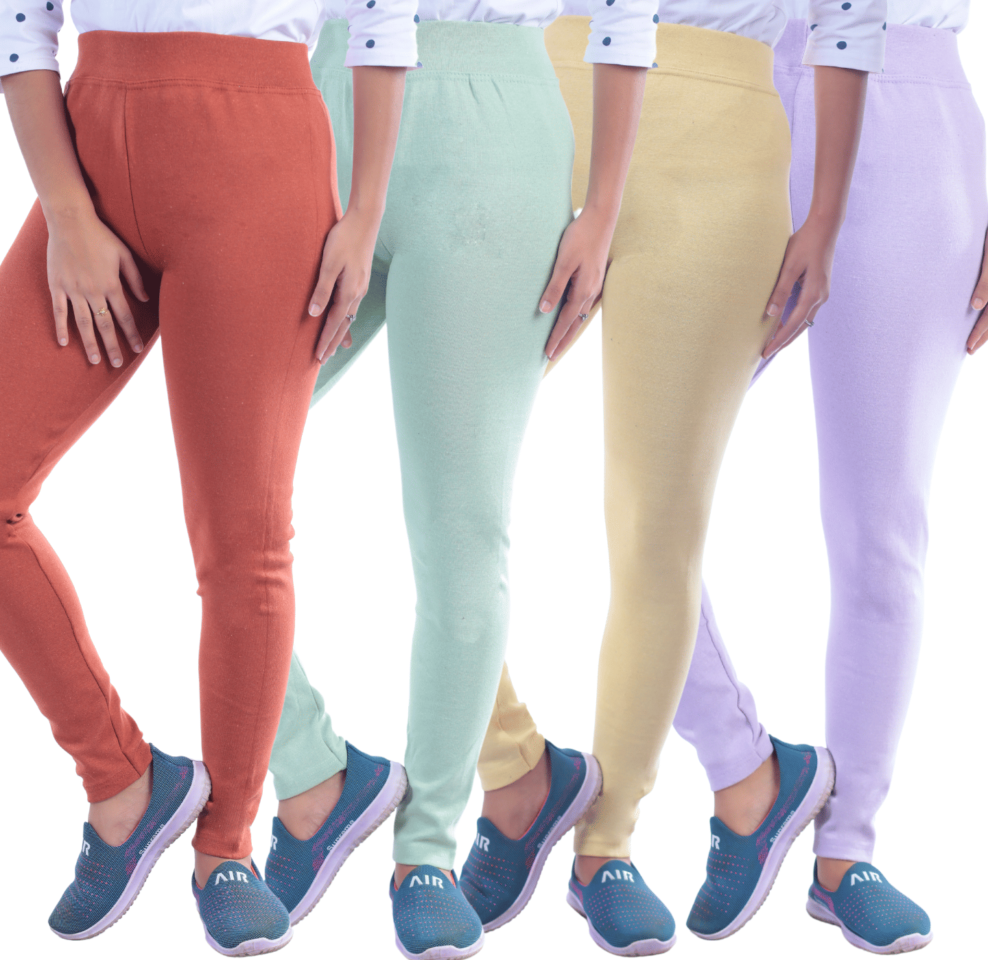     			KARARO Women Cotton Blend Skinny Fit Jegging