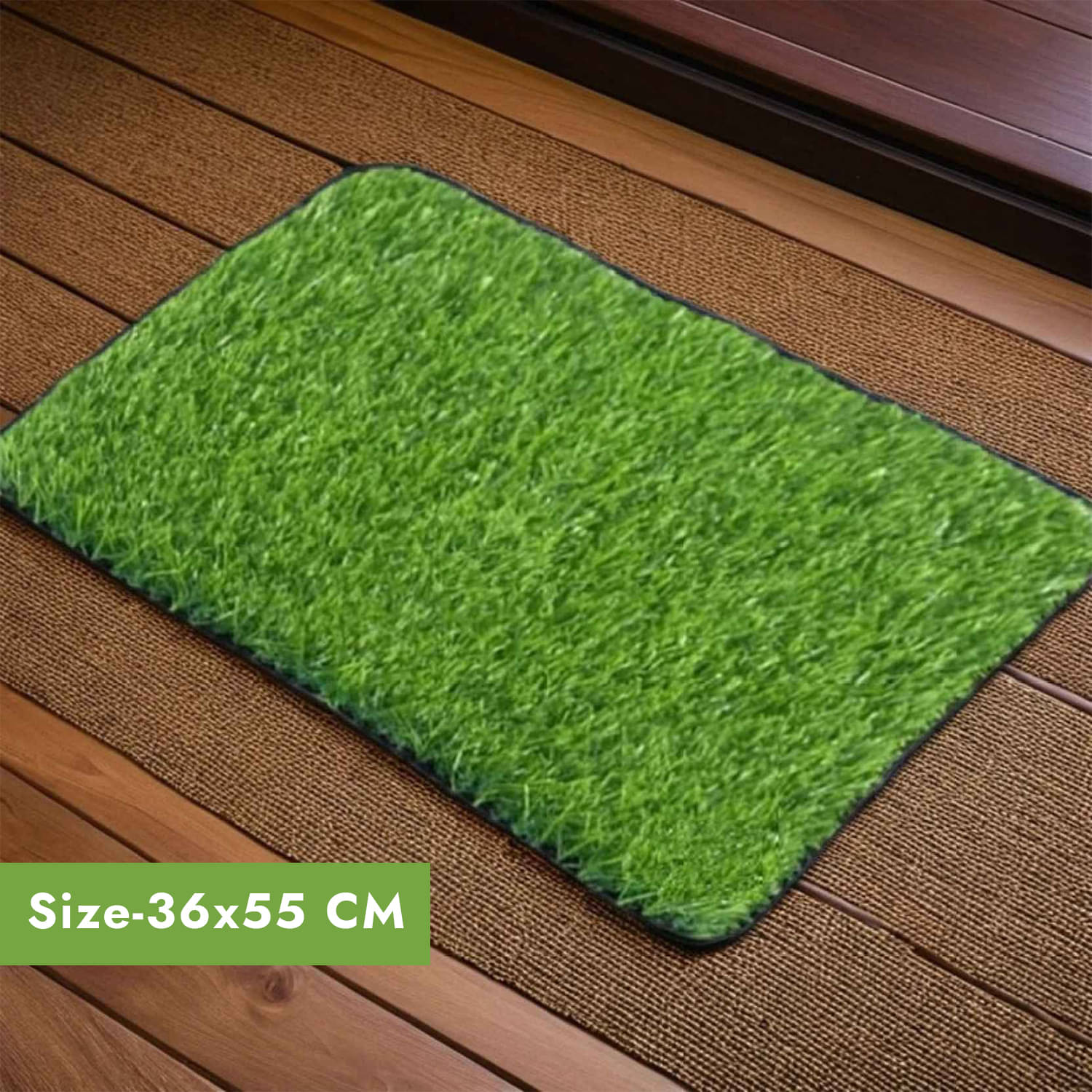 Luxurivo Home Green Polypropylene Rectangular Floor Mat ( Pack of 1 ) Luxurivo Home Green Polypropylene Rectangular Floor Mat ( Pack of 1 )