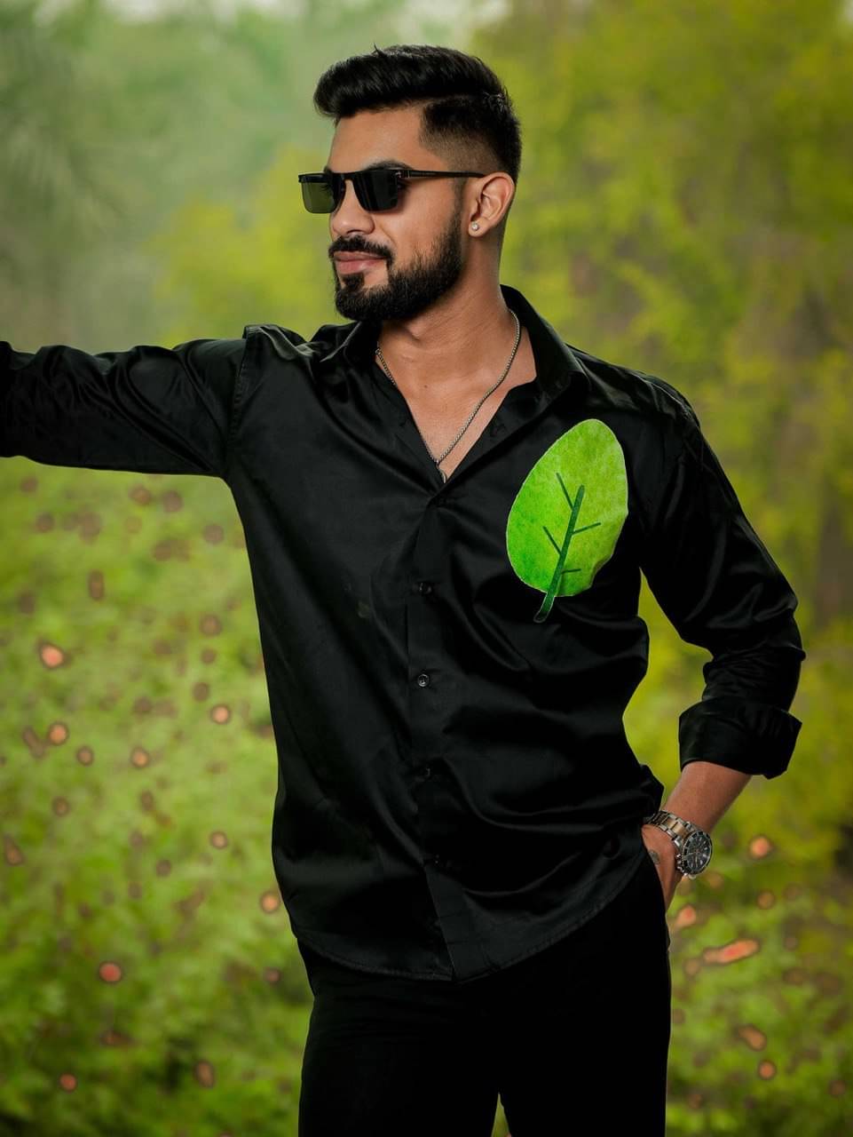 M5studio 100% Cotton Regular Fit Printed Full Sleeves Men's Casual Shirt - Black ( Pack of 1 ) M5studio 100% Cotton Regular Fit Printed Full Sleeves Men's Casual Shirt - Black ( Pack of 1 )