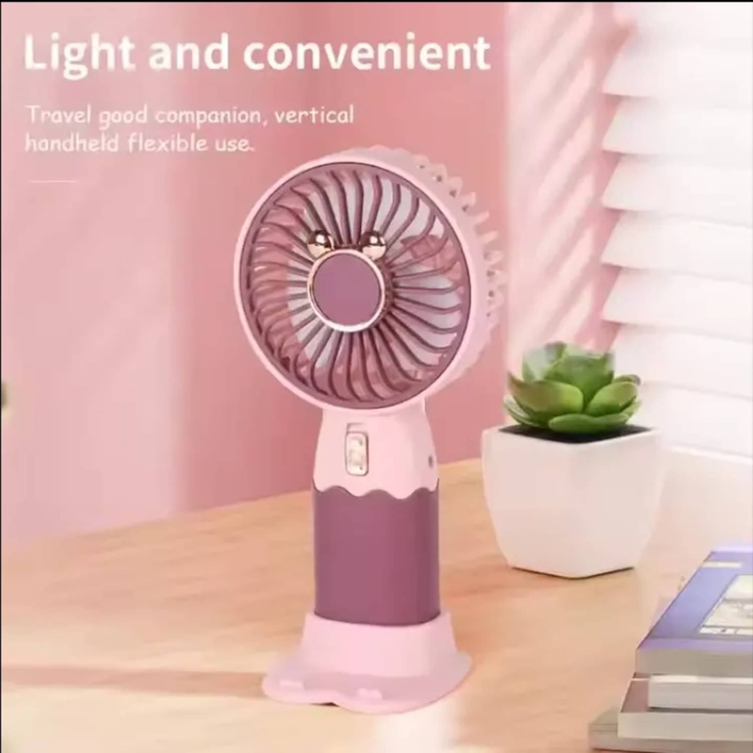Miradh Mini Handheld Fan (Upto 2 Hours Running) Rechargeable Battery Operated Portable Fan, Desk Fan, Mobile Holder, Handy Fan, Usb Fan Carry It Anywhere Miradh Mini Handheld Fan (Upto 2 Hours Running) Rechargeable Battery Operated Portable Fan, Desk Fan, Mobile Holder, Handy Fan, Usb Fan Carry It Anywhere