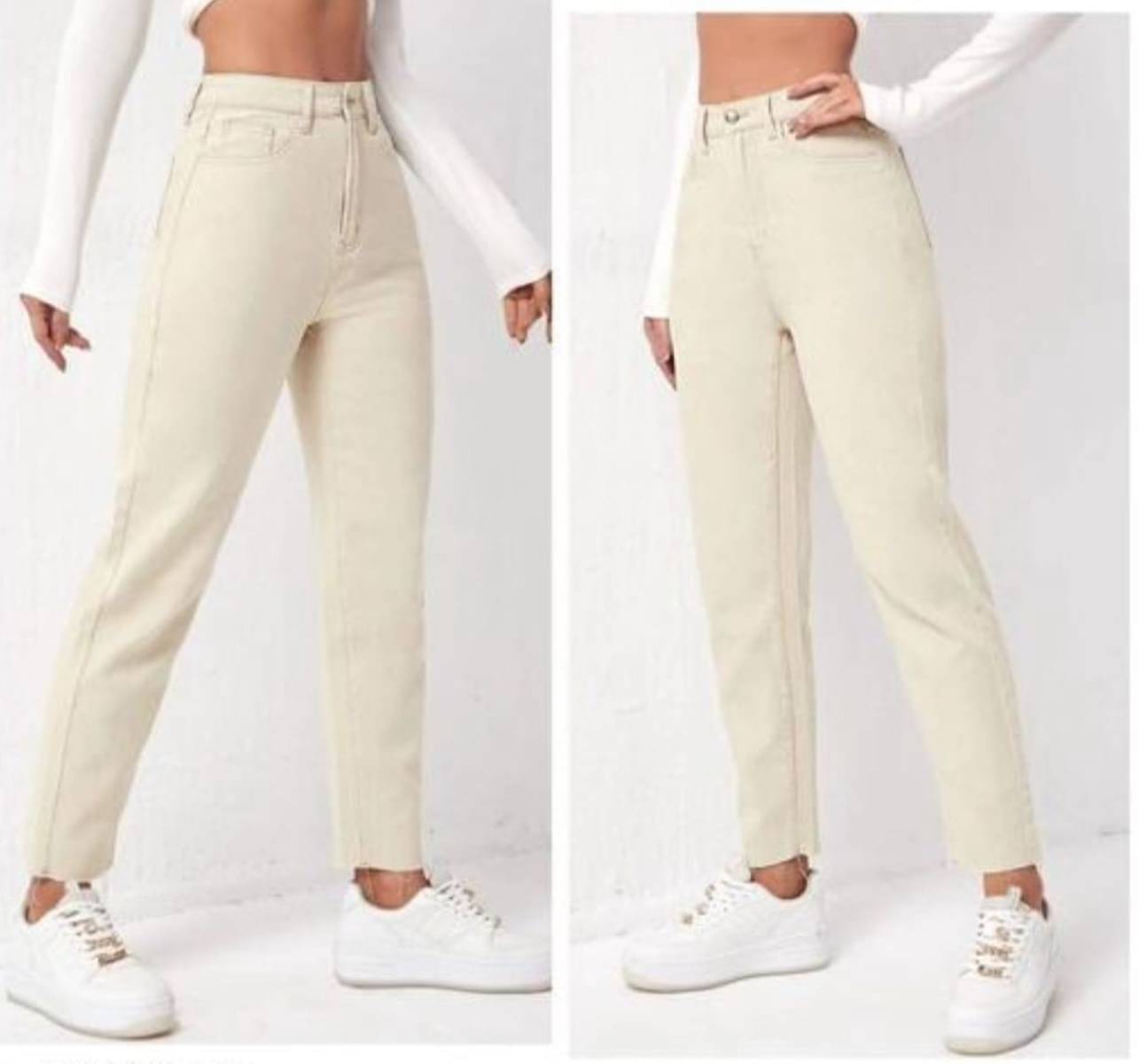     			SiNK DENIMS Women Mom Fit Waist Jeans