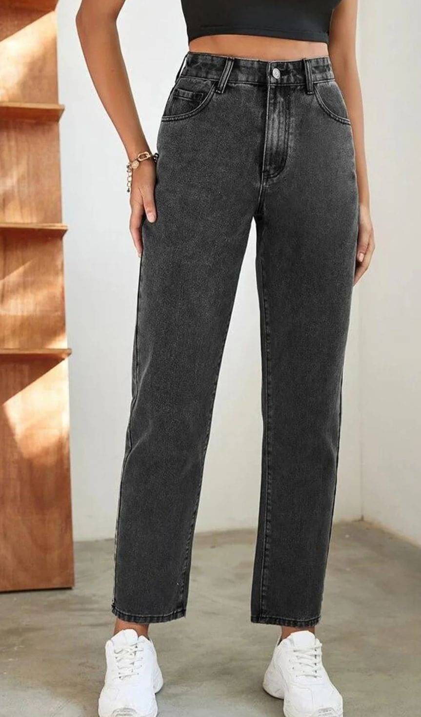     			SiNK DENIMS Women Mom Fit Waist Jeans