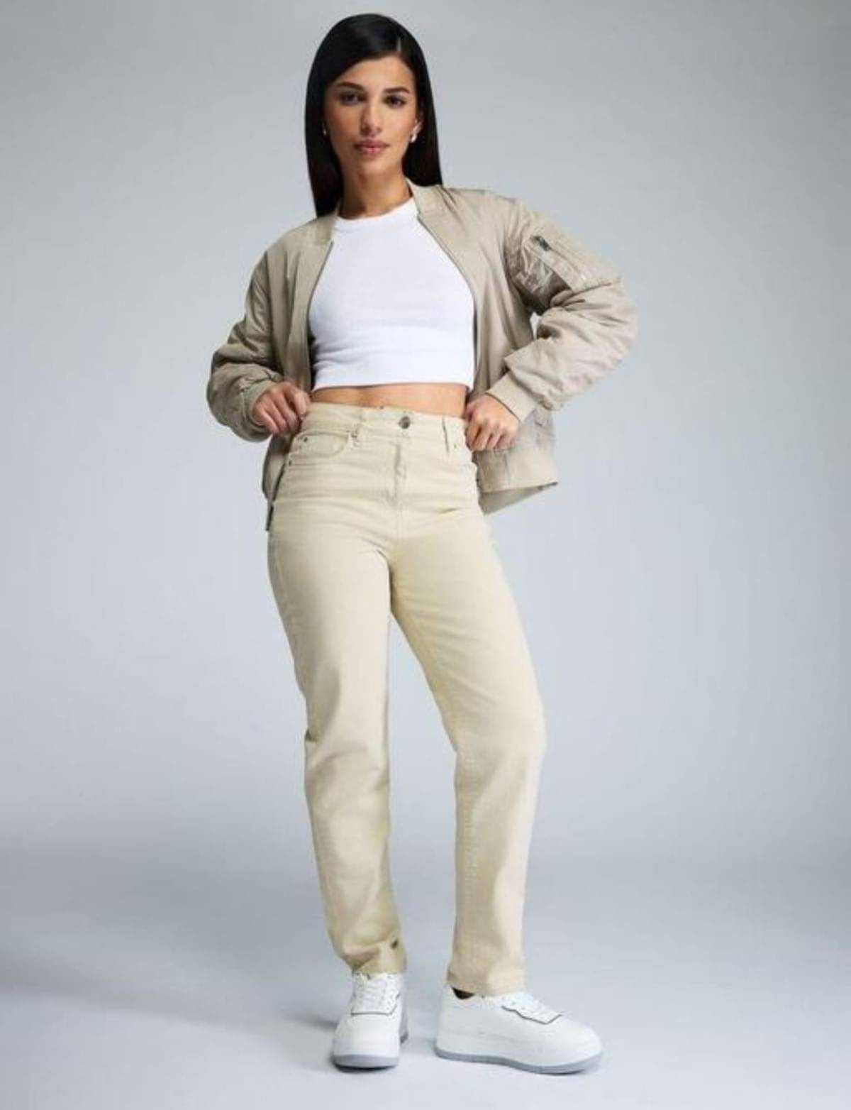     			SiNK DENIMS Women Mom Fit Waist Jeans