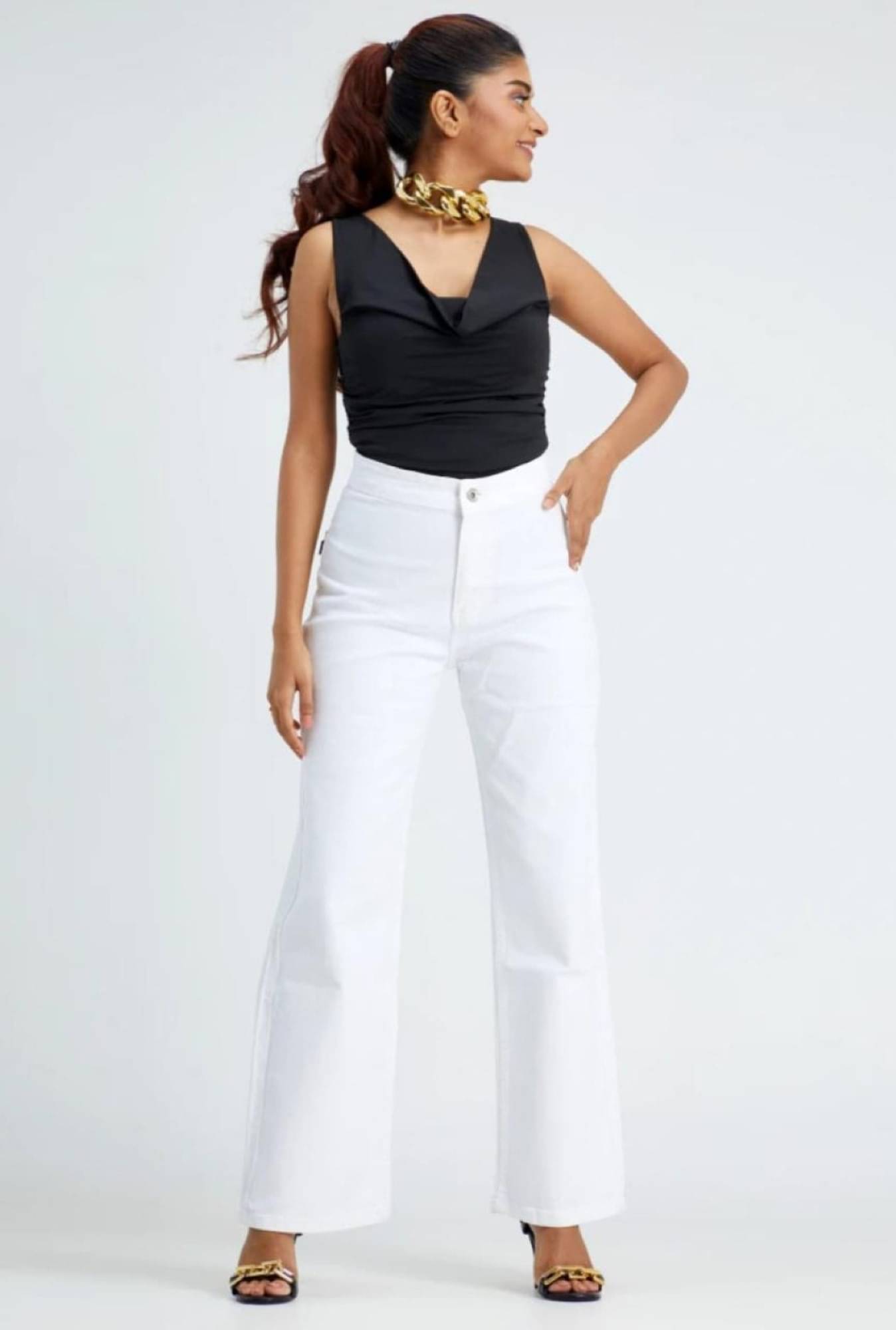     			SiNK DENIMS Women Regular Fit Waist Jeans