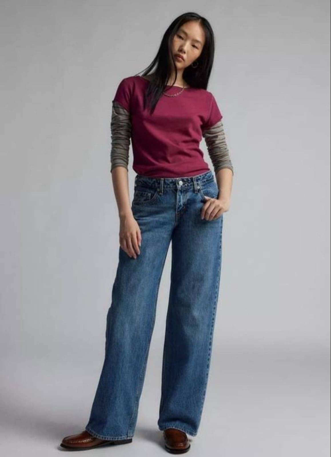     			SiNK DENIMS Women's Straight Fit High-Rise Jeans ( Dark Blue )