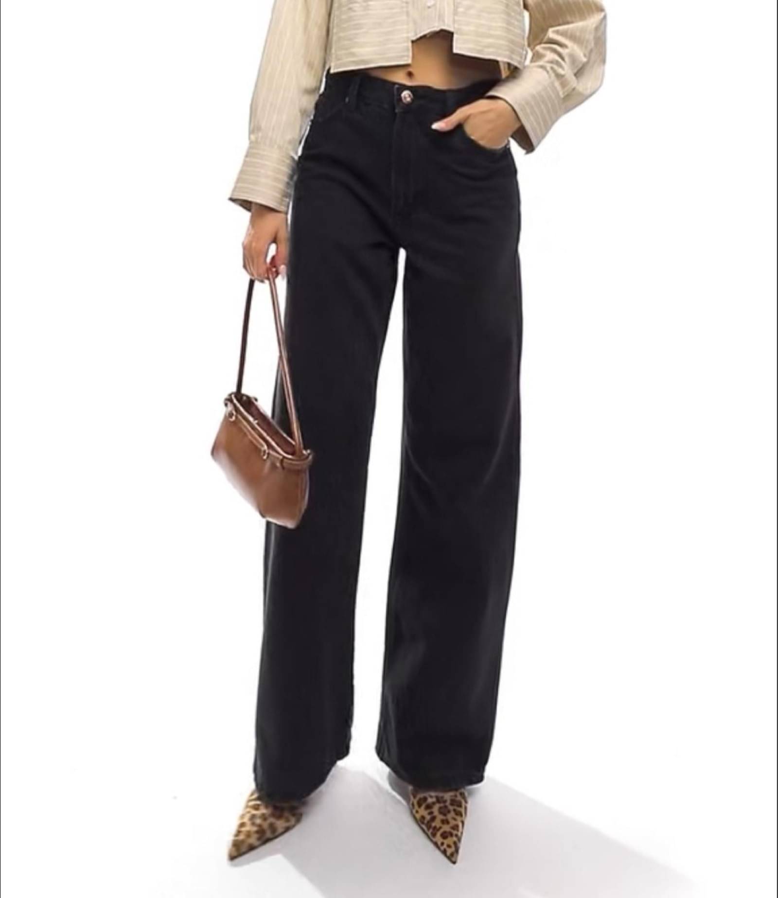     			SiNK DENIMS Women's Straight Fit High-Rise Jeans ( Black )