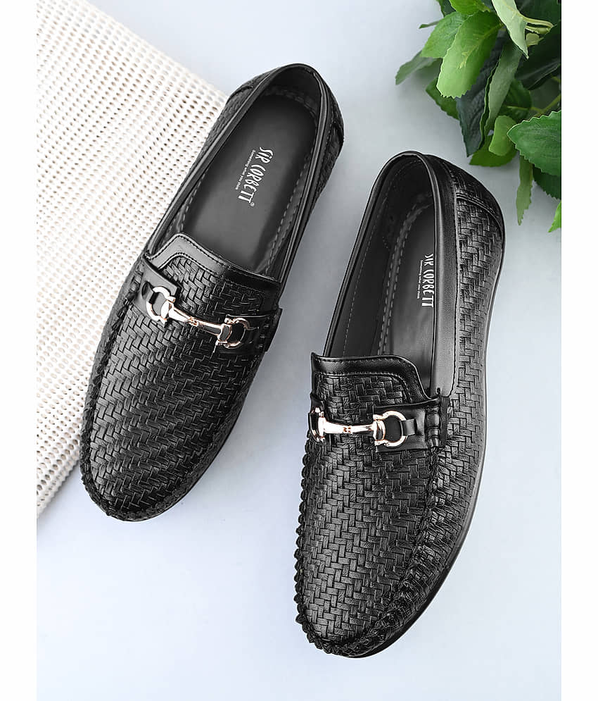 Sir Corbett Black Men's Slip on - Formal Shoes | Buy online on ZillyBuy