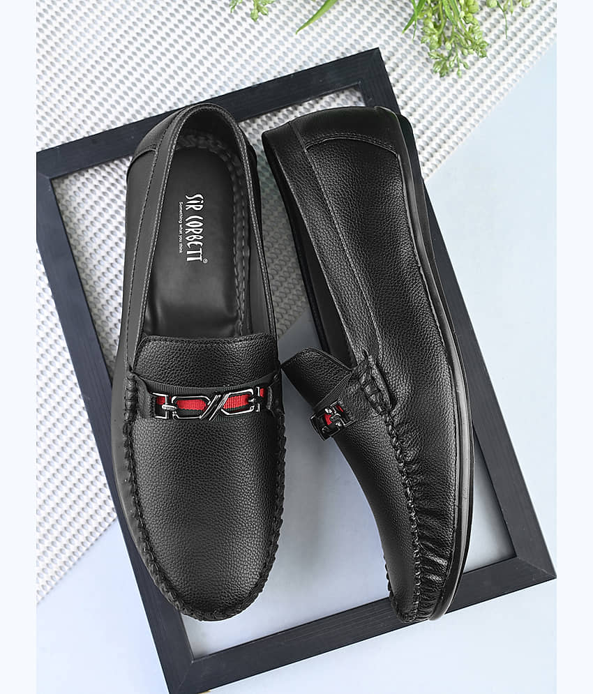 Sir Corbett Black Men's Slip on - Formal Shoes | Buy online on ZillyBuy