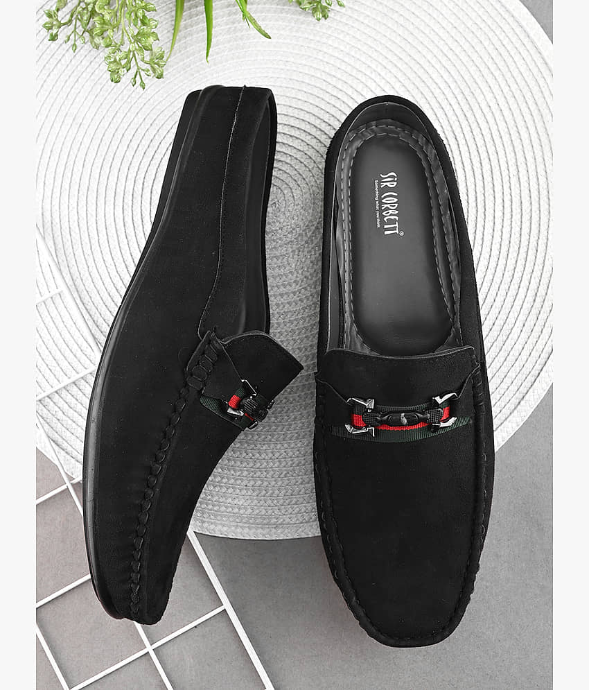 Sir Corbett Black Men's Slip on - Formal Shoes | Buy online on ZillyBuy