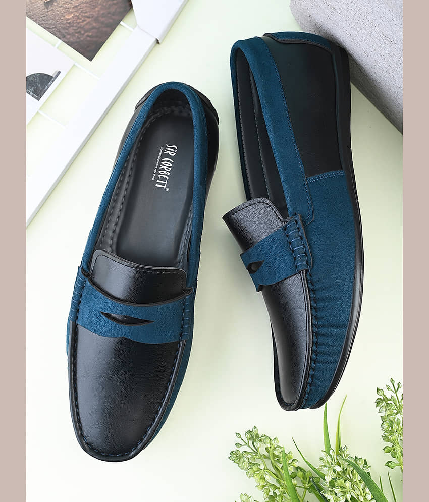 Sir Corbett Blue Men's Slip on - Formal Shoes | Buy online on ZillyBuy