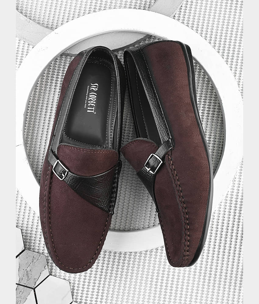 Sir Corbett Brown Men's Slip on - Formal Shoes | Buy online on ZillyBuy