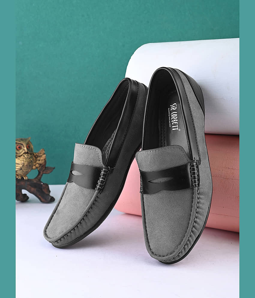 Sir Corbett Gray Men's Slip on - Formal Shoes | Buy online on ZillyBuy