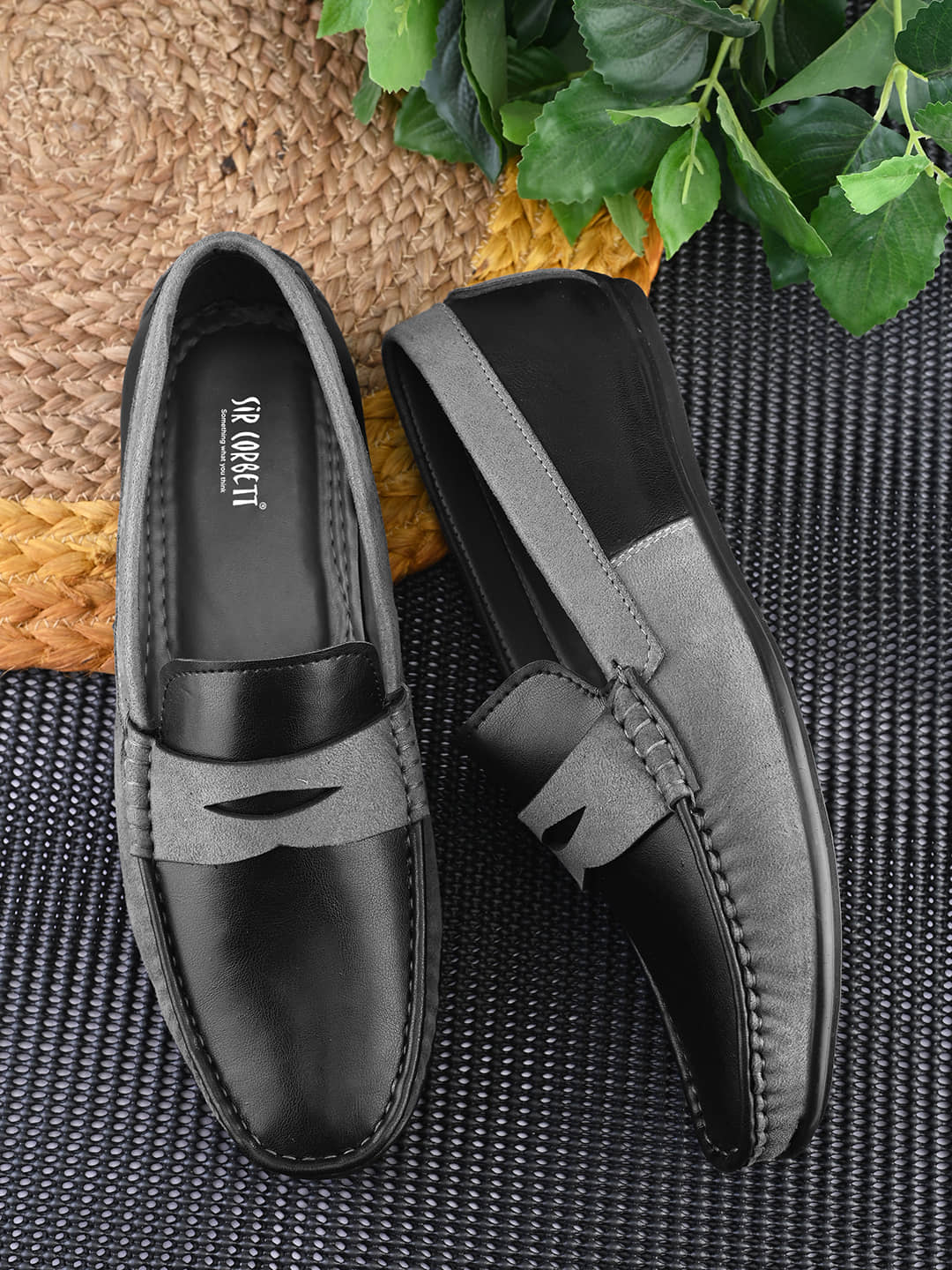 Sir Corbett Gray Men's Slip on - Formal Shoes | Buy online on ZillyBuy