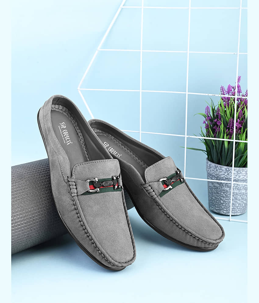 Sir Corbett Gray Men's Slip on - Formal Shoes | Buy online on ZillyBuy