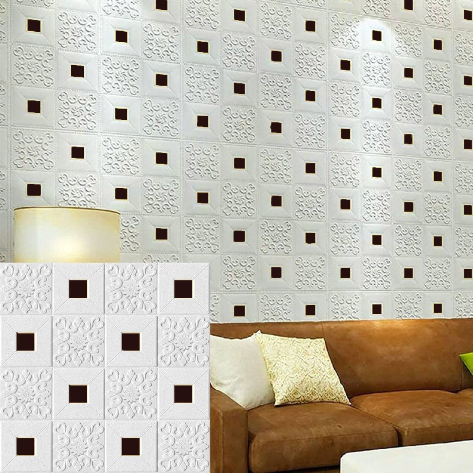     			Smart Look Abstract Wallpaper ( 70 X 77 ) cm ( Pack of 1 )