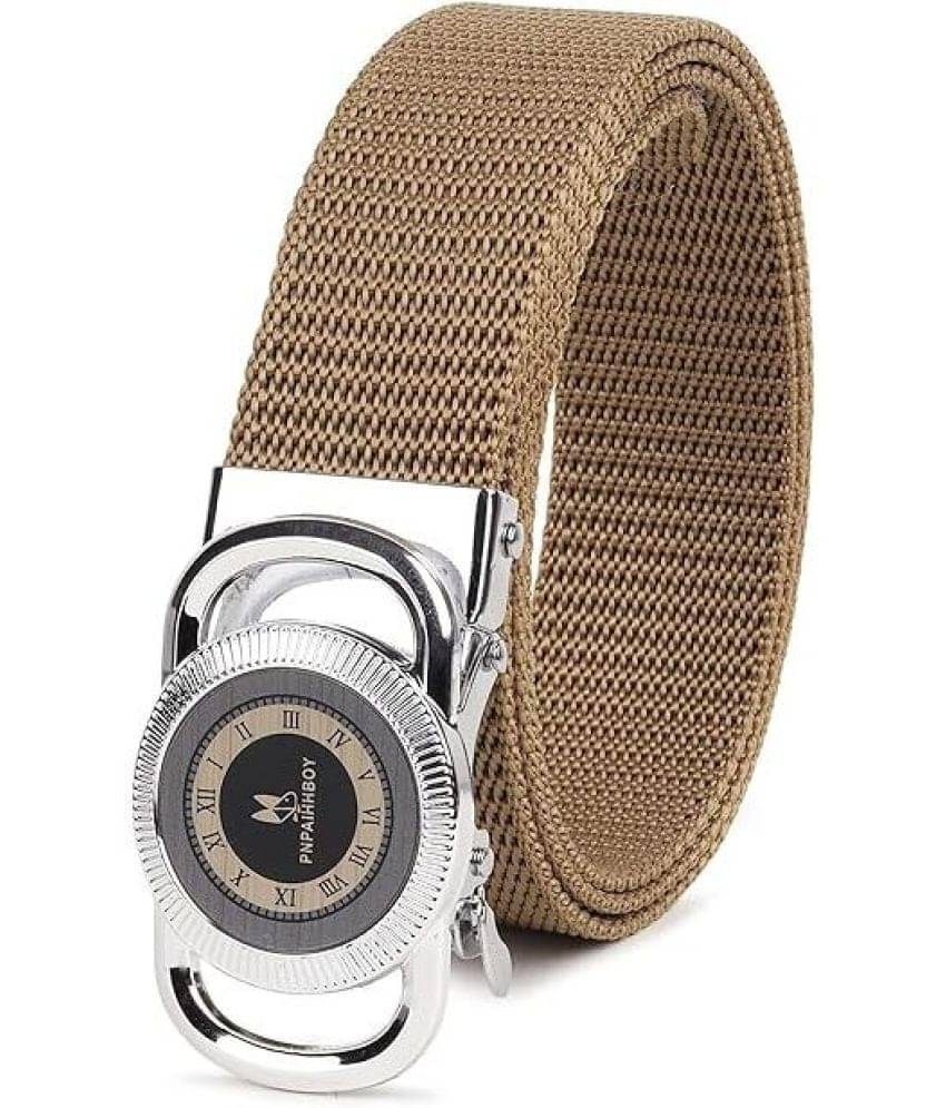     			Sonrisa - Beige Nylon Men's Casual Belt ( Pack of 1 )