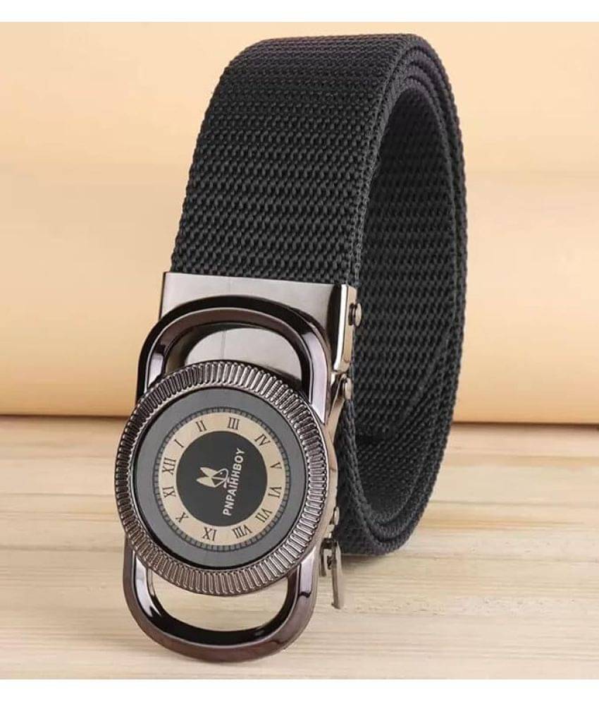 Sonrisa - Black Nylon Men's Casual Belt ( Pack of 1 )     			Sonrisa - Black Nylon Men's Casual Belt ( Pack of 1 )