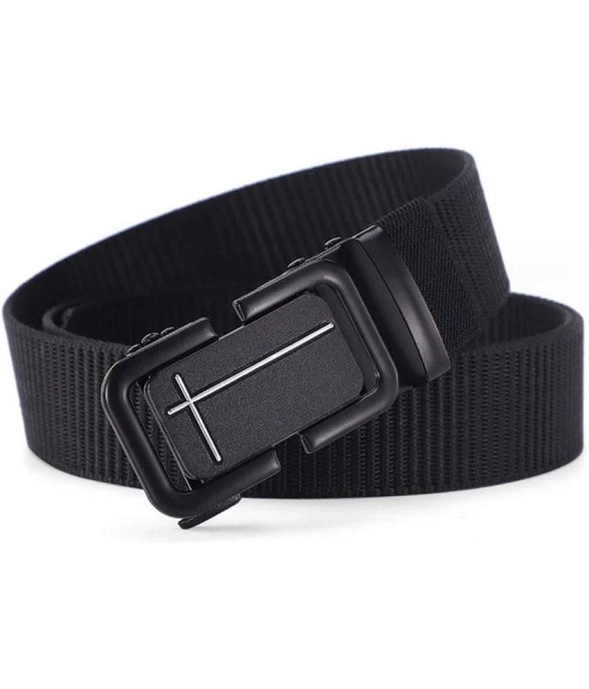 Sonrisa - Black Nylon Men's Casual Belt ( Pack of 1 )     			Sonrisa - Black Nylon Men's Casual Belt ( Pack of 1 )