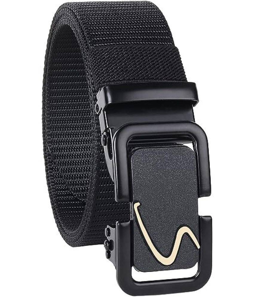     			Sonrisa - Black Nylon Men's Casual Belt ( Pack of 1 )