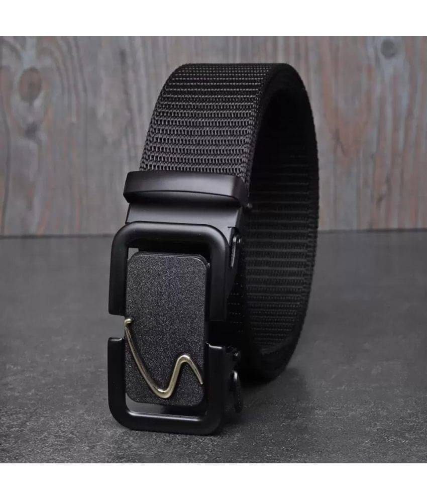 Sonrisa - Black Nylon Men's Casual Belt ( Pack of 1 )     			Sonrisa - Black Nylon Men's Casual Belt ( Pack of 1 )