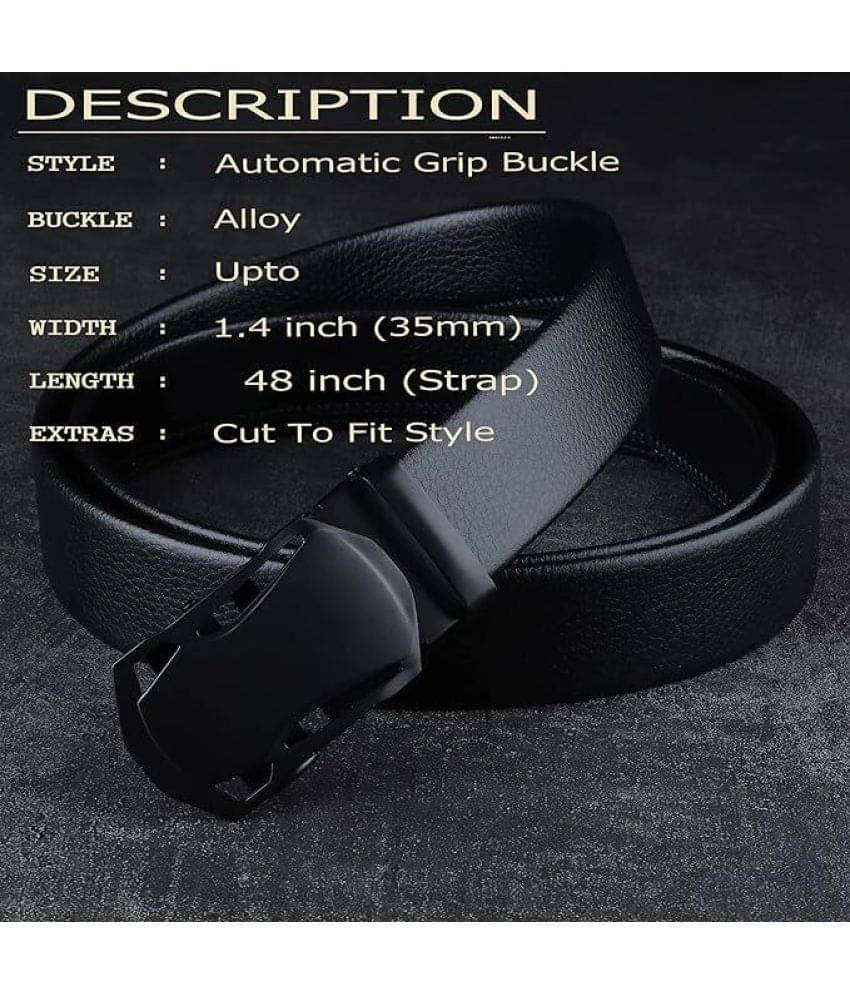     			Sonrisa - Black PU Men's Casual Belt ( Pack of 1 )