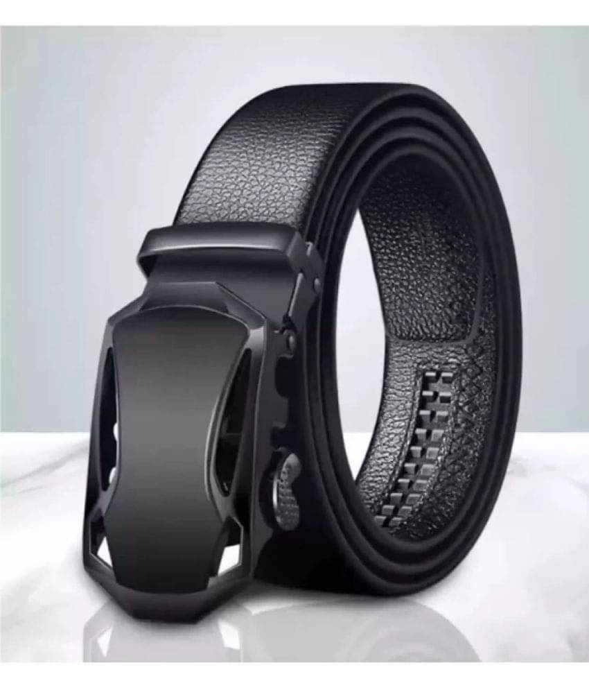 Sonrisa - Black PU Men's Casual Belt ( Pack of 1 ) Sonrisa - Black PU Men's Casual Belt ( Pack of 1 )