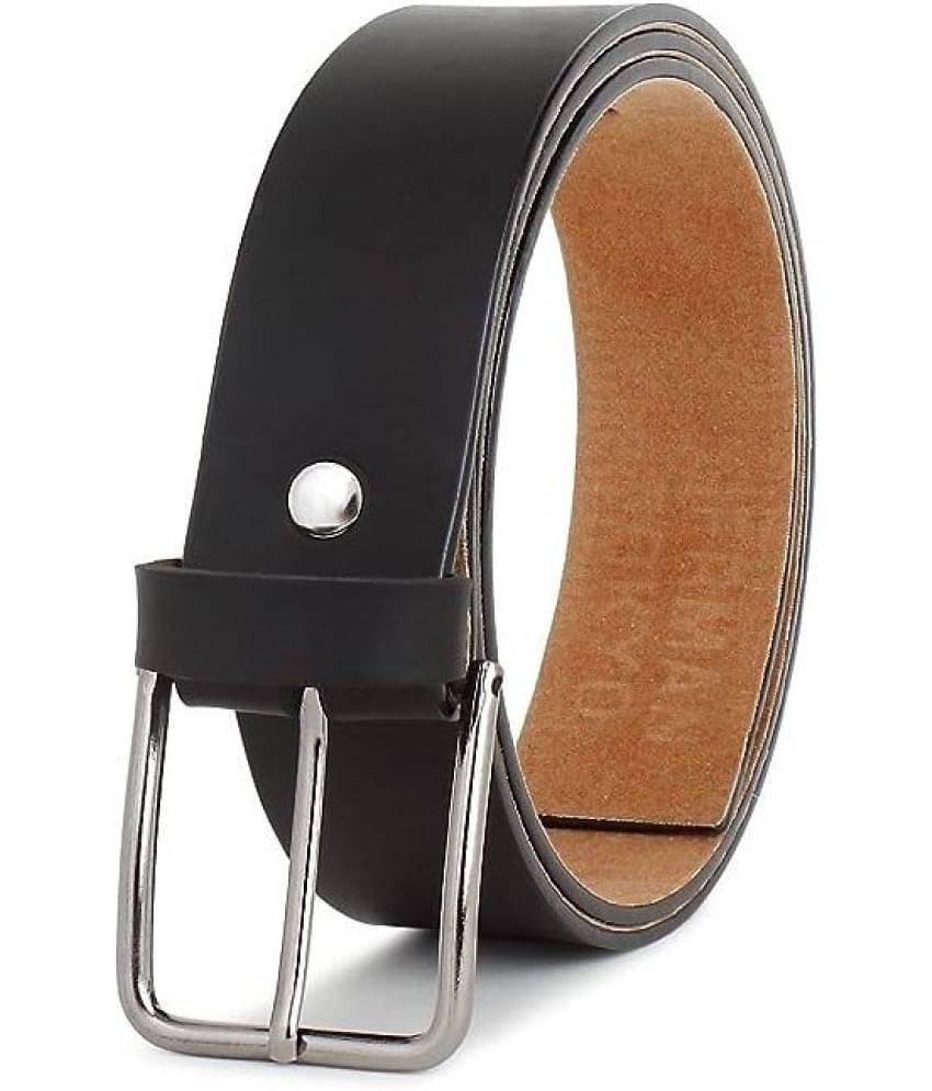 Sonrisa - Black PU Men's Casual Belt ( Pack of 1 ) Sonrisa - Black PU Men's Casual Belt ( Pack of 1 )
