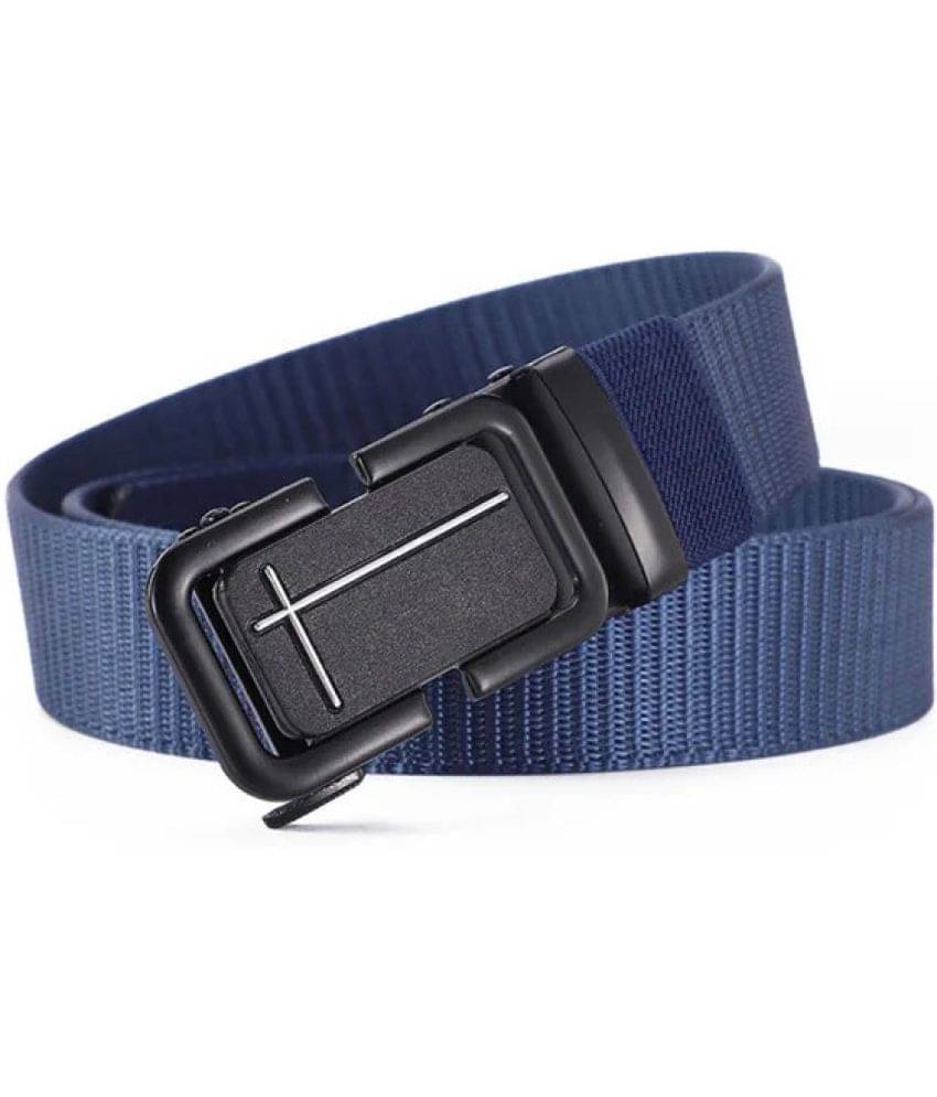 Sonrisa - Blue Nylon Men's Casual Belt ( Pack of 1 ) Sonrisa - Blue Nylon Men's Casual Belt ( Pack of 1 )