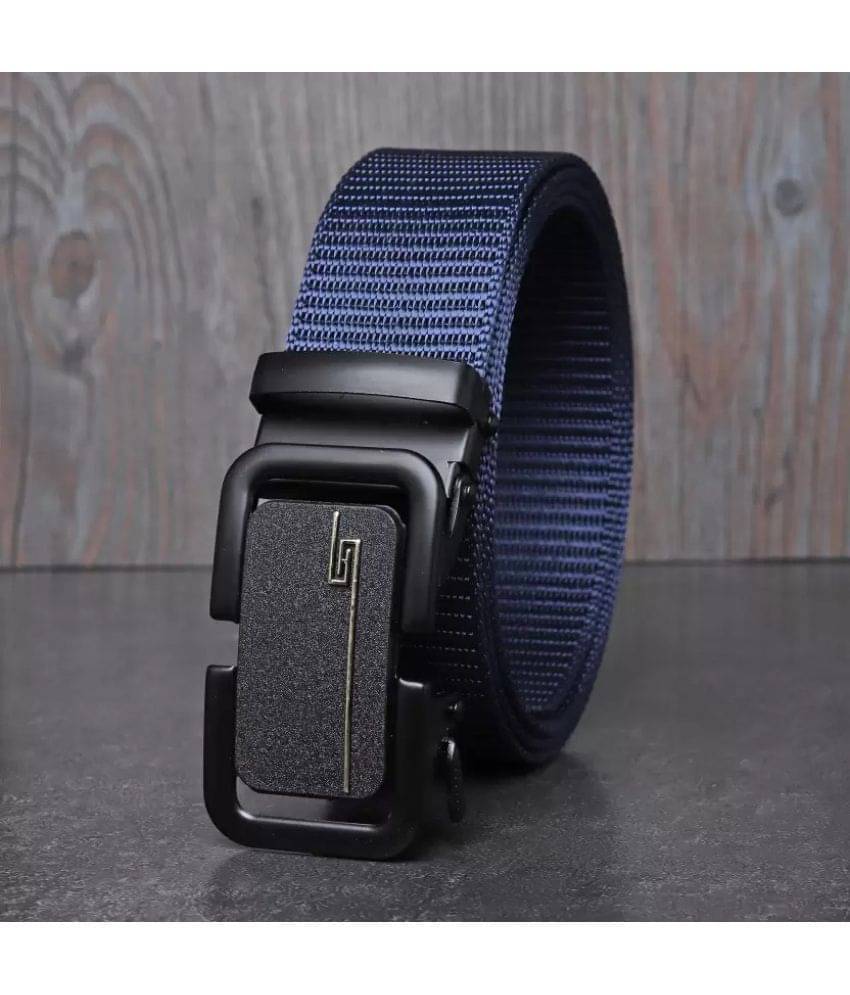 Sonrisa - Blue Nylon Men's Casual Belt ( Pack of 1 ) Sonrisa - Blue Nylon Men's Casual Belt ( Pack of 1 )