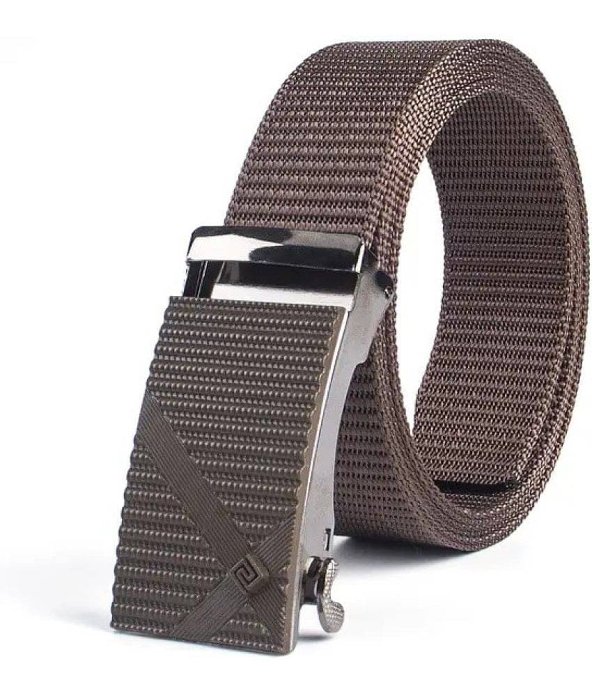 Sonrisa - Brown Nylon Men's Casual Belt ( Pack of 1 ) Sonrisa - Brown Nylon Men's Casual Belt ( Pack of 1 )