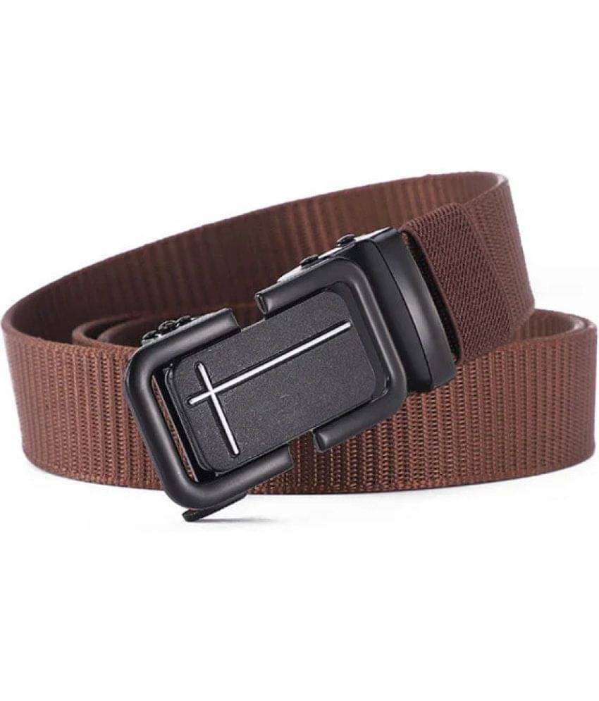     			Sonrisa - Brown Nylon Men's Casual Belt ( Pack of 1 )