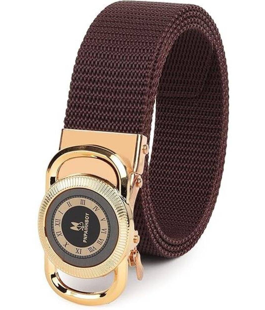 Sonrisa - Brown Nylon Men's Casual Belt ( Pack of 1 )     			Sonrisa - Brown Nylon Men's Casual Belt ( Pack of 1 )