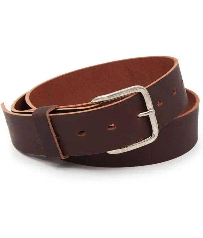 Sonrisa - Brown PU Men's Casual Belt ( Pack of 1 )     			Sonrisa - Brown PU Men's Casual Belt ( Pack of 1 )