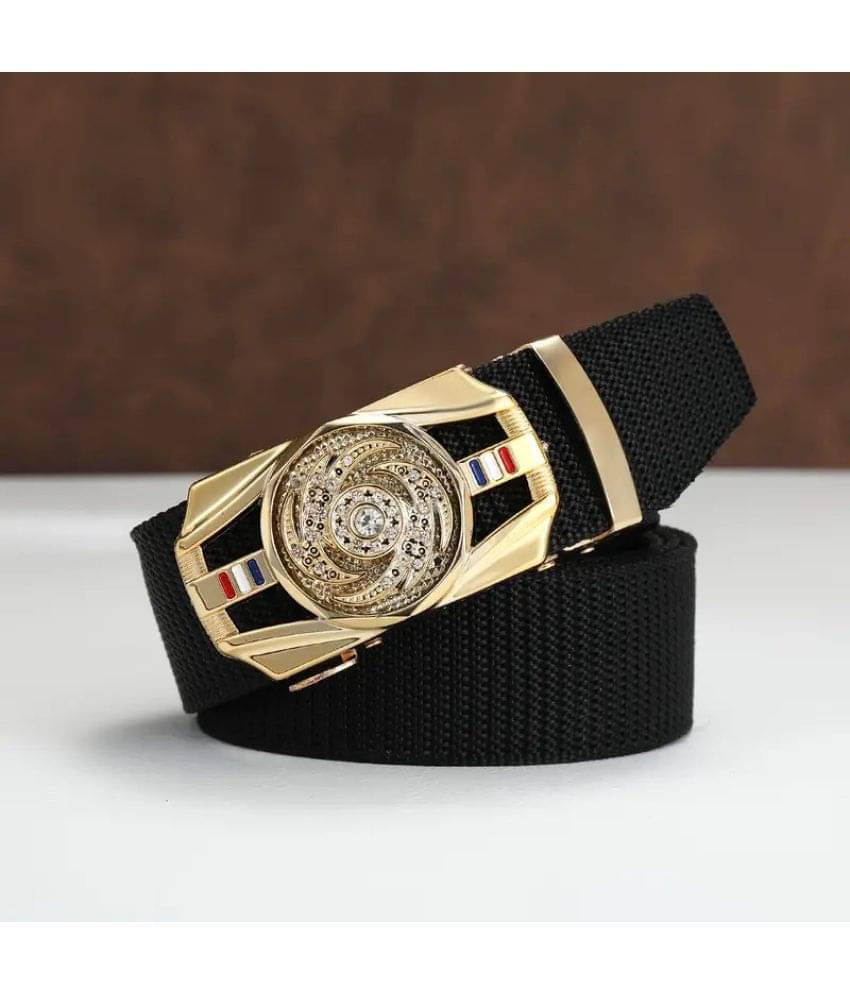 Sonrisa - Gold Nylon Men's Casual Belt ( Pack of 1 ) Sonrisa - Gold Nylon Men's Casual Belt ( Pack of 1 )