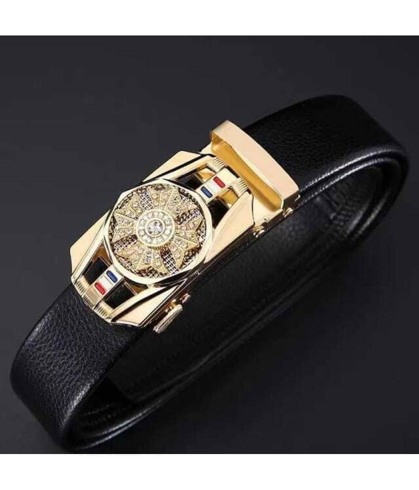 Sonrisa - Gold PU Men's Casual Belt ( Pack of 1 )     			Sonrisa - Gold PU Men's Casual Belt ( Pack of 1 )