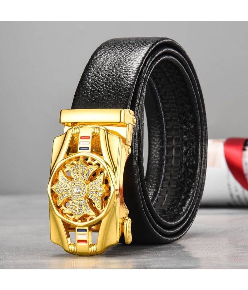     			Sonrisa - Gold PU Men's Casual Belt ( Pack of 1 )