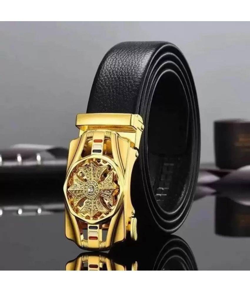 Sonrisa - Gold PU Men's Casual Belt ( Pack of 1 )     			Sonrisa - Gold PU Men's Casual Belt ( Pack of 1 )