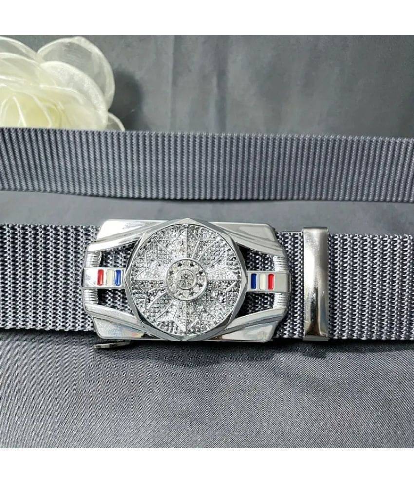 Sonrisa - Gray Nylon Men's Casual Belt ( Pack of 1 )     			Sonrisa - Gray Nylon Men's Casual Belt ( Pack of 1 )